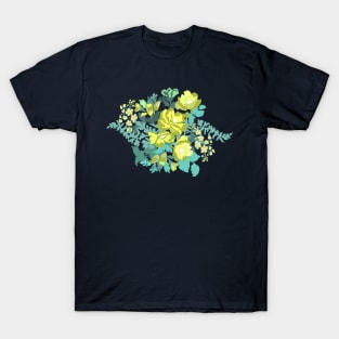 Green Flowers T-Shirt